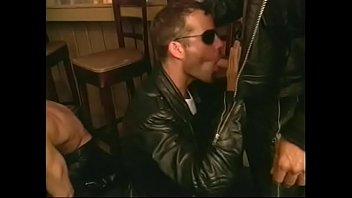 Preview 4 of Mya Bang - Sexy gay men giving head jobs and have oral fun in bar group sex