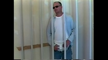 Preview 1 of Recepsionis - Sexy prisoner gets fucked hard by horny stud after sucking his dick