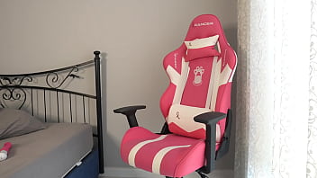 Preview 1 of Banu Priya Nude Leak - Masturbating on my new gaming chair