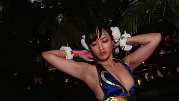 Preview 3 of Big Tits Granmy - TEAM BUDDHA BANGchannycrossfire #Cosplay #ChunLi #StreetFighter ?️ bangprodtv &amp_ Edited!?