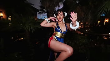 Preview 4 of Big Tits Granmy - TEAM BUDDHA BANGchannycrossfire #Cosplay #ChunLi #StreetFighter ?️ bangprodtv &amp_ Edited!?