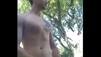 Preview 1 of Hettty - Sexy guy jerk off out doors