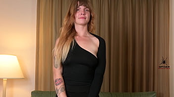 Preview 3 of Sec Videos Horny Bitchs - Hazel Ash models a nifty black bodysuit
