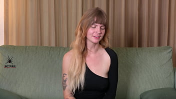 Preview 4 of Sec Videos Horny Bitchs - Hazel Ash models a nifty black bodysuit