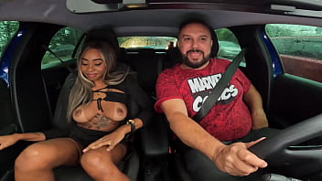 Preview 3 of Sil Pain Cut Xxx Video Hd - Ana Sasuga pelada pelas ruas de S&atilde_o Paulo na carona