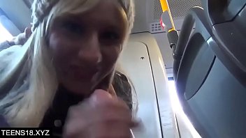 Preview 4 of Sunny Lione Tube - Blowjob and Fucking in Public Bus