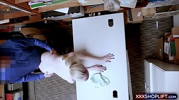Preview 4 of Grillage Marne - Teen shoplifter suspect got caught and punish fucked
