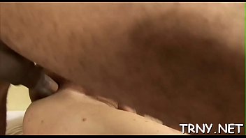 Preview 4 of Forced Orgasms Vibed - Excited ts bitch is thrilled to conquer a huge male cock