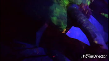 Preview 3 of Sweetsinar - Blacklight anal foot toy