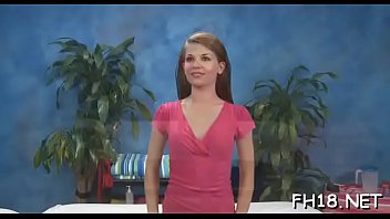Preview 2 of Jarking Off Moms Panty Bara - Gorgeous eighteen year old gal gets a massage and a a lot more from her massage therapist,  jake!