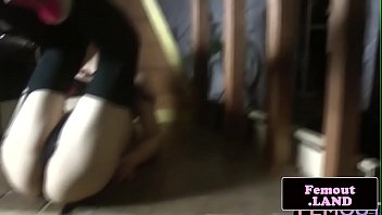 Preview 3 of Anal Mom Pissing - Highheeled femboy jerking off until cumshot