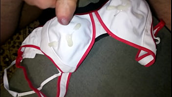 Preview 3 of Satin Ripping - cum bra