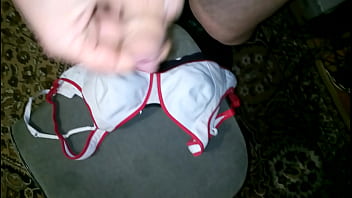 Preview 1 of Satin Ripping - cum bra