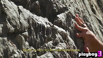 Preview 1 of Xxxnvido Ply - Weird crazy teen enyojed in a hot outdoor sex at a coast