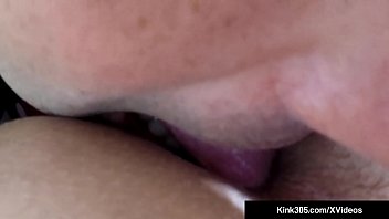Preview 3 of Part Two Sex Add - Kink305 - Natalia Mia Gets Ass Eaten &amp_ Sucks Dick On Red Bed
