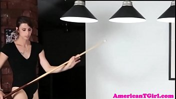 Preview 2 of Go Faka - Masturbating tgirl wanks cock and toys ass