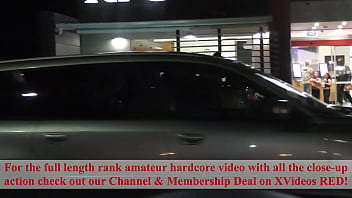 Preview 2 of Sunyloi Xxx Vbio - Kiwi Trashy MILF slut outlandish public display at KFC followed by extremely public pissing at the gas station. Trailer
