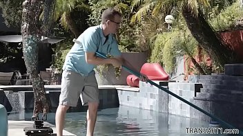 Preview 1 of Sg Boys - Natalie Mars fucks with the pool boy