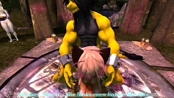 Preview 2 of Arab Dou - Temple Of Lust ( Furry / Yiff )
