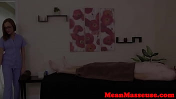 Preview 1 of Hot Dog Xxx New - Sweet spex masseuse humiliating her client
