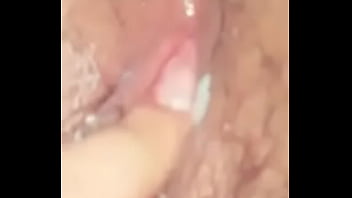 Preview 3 of Salope Two - y. rubs cum on her pussy on Kik