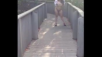Preview 4 of Scouts Bb I - Ginger Paris Showing Body In Public Park