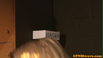 Preview 1 of Livia - CFNM babes jerking and blowing sub guy
