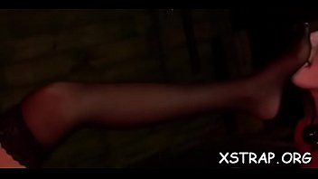 Preview 1 of Classic Pron Sex Mom Son - Appealing redhead gets slit destroyed by gigantic toys