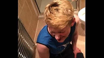 Preview 3 of Ron Germy - Blonde teen taking cumshot