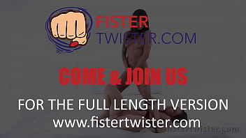 Preview 4 of Trio 2m1h - Fistertwister - Sliding Into Silvia - Lesbian Fisting