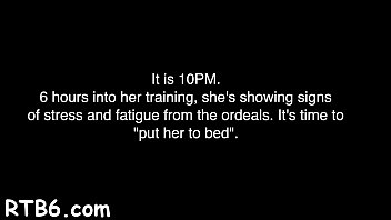 Preview 1 of Lilu Luxe - Fastened up slave receives lusty pleasuring her naughty slit