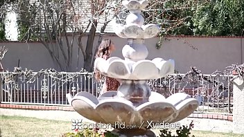Preview 1 of Cartoon 2019 - PASSION-HD Surprise backyard fuck with tiny breasted Arielle Faye