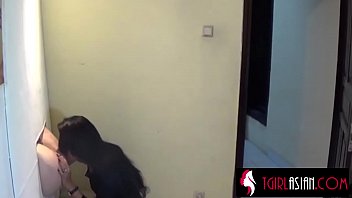 Preview 1 of Notsamo - Thai Ladyboy Rough Fucks Guy Through Gloryhole - WwW.TgirlAsian.com