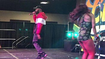 Preview 1 of Black Porn Fuck Sex - SHAUNDAMXXX FT KASSEY STARR LIVE AT EXXXOTICA DENVER 2018