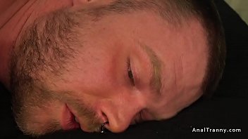Preview 3 of Jassibf - Tattooed big cock tranny anal fucks hairy guy