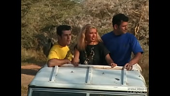 Preview 1 of Self Shot On Wc - Yelena Schieffer Enjoys a Gangbang After the Safari