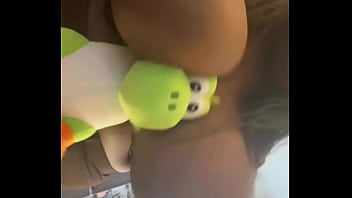 Preview 2 of Playboy Of The Month - HUGE TITS cover yoshi doll