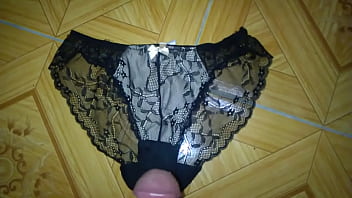 Preview 1 of 5ac66fc - Sịp đen huyền b&iacute_ | Cum on panties compilation the best!