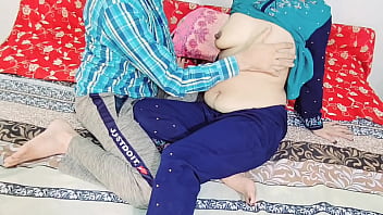 Preview 2 of Amazing Cuhbby Mom - Desi Hot Couple Anal Fucking in Bedroom,  Husband Enjoyed Rough Anal Sex With Sexy Hindi Audio,  indian Wife Doggystyle Anal Fuck