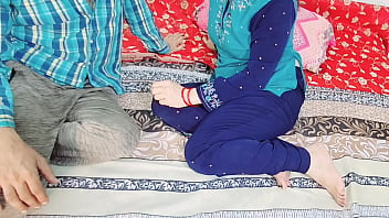 Preview 1 of Amazing Cuhbby Mom - Desi Hot Couple Anal Fucking in Bedroom,  Husband Enjoyed Rough Anal Sex With Sexy Hindi Audio,  indian Wife Doggystyle Anal Fuck
