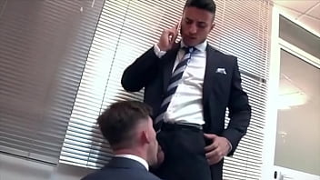 Preview 2 of Doigter En Public - Two muscular meeting in office or fucking hard