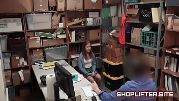 Preview 2 of Black Teen Tries Anal - Teenager Brooke Bliss Sucking Cop Penis On Spycam