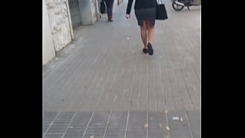 Preview 1 of Forced Asain Bbc - Sexy fat ass girl walking