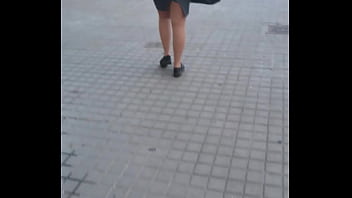 Preview 4 of Forced Asain Bbc - Sexy fat ass girl walking