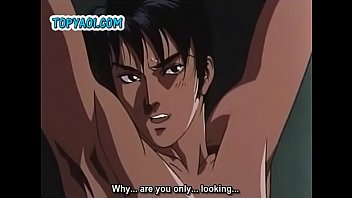 Preview 4 of Lesbian Spit Out - A tall blonde anime hero rescues young gay from the fight and takes him home and there slowly... Watch FULL VIDEO on AnimeHentaiHub Com