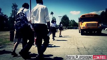 Preview 1 of Boy Anb M - DigitalPlayground - (Jake Jace,  Natalie Monroe) - The School Bus