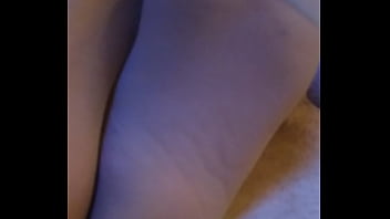 Preview 2 of Mma Gay - quick footjob with cumshot over her pantyhosed feet