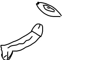 Preview 1 of Japanese Reporter Naked - Toon cumshot on pussy