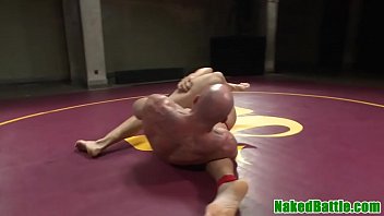 Preview 1 of Young Lad And Mom - Wrestling jock anal beads hunks ass before bj