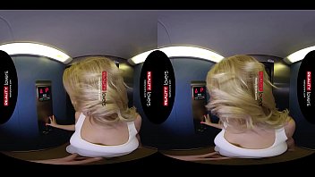 Preview 1 of Lessabiyan Of Office - RealityLovers - Threesome with peeping Babysitter VR